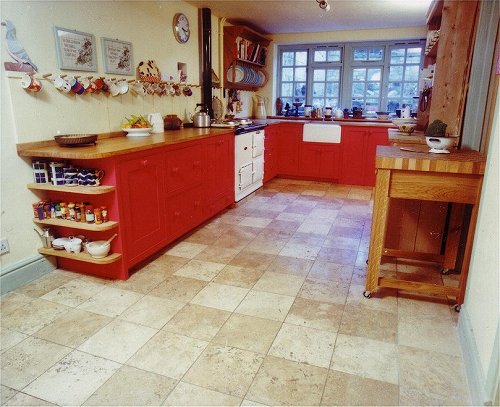 red kitchen figure